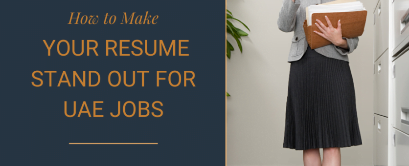 Your Resume Stand Out for UAE Jobs