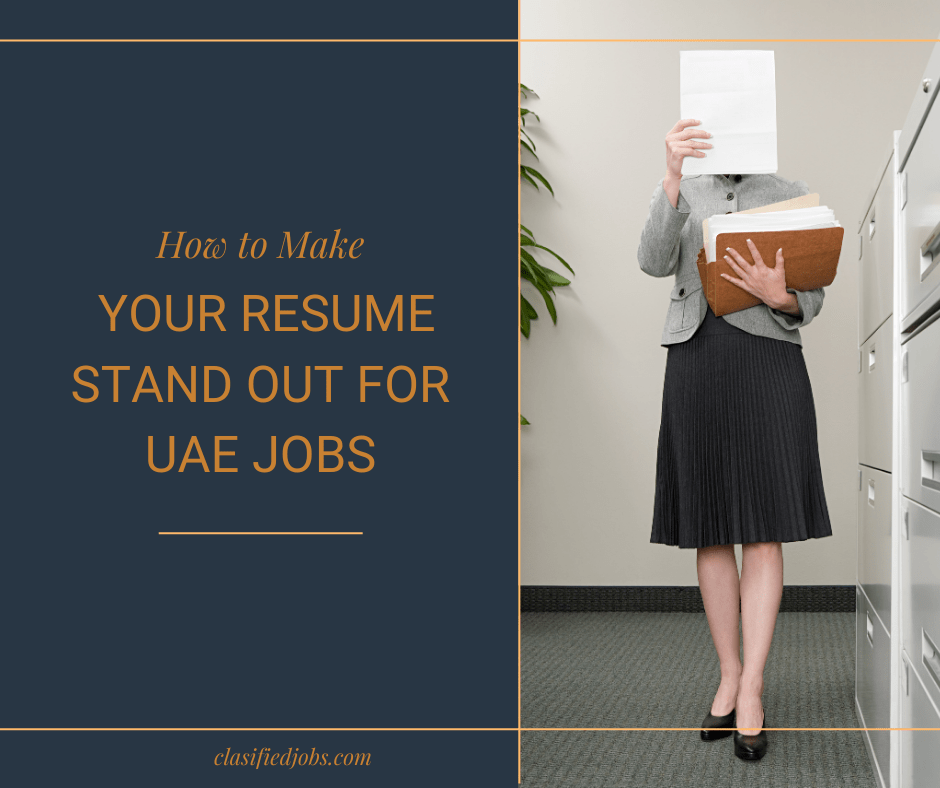 Your Resume Stand Out for UAE Jobs